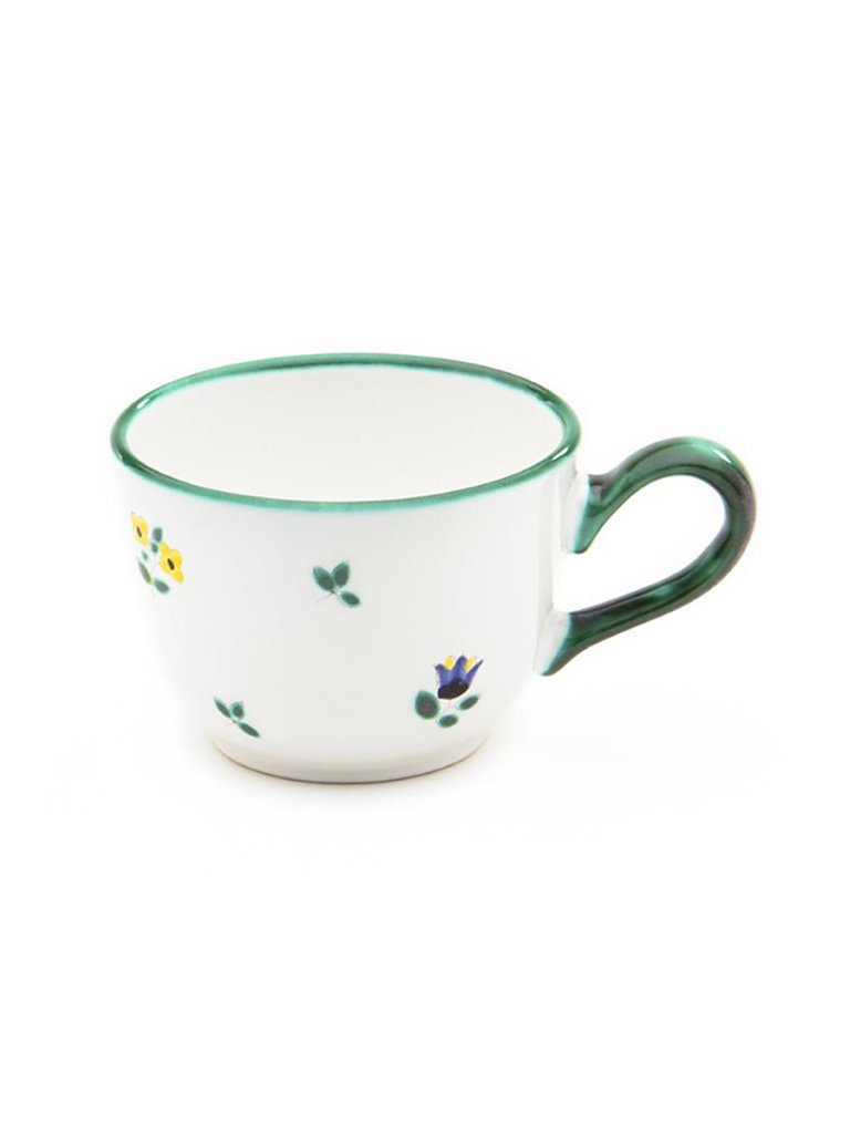 GMUNDNER KERAMIK Kaffeetasse glatt Streublumen 0,19l bunt baby